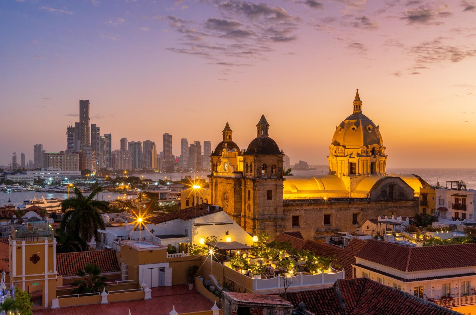 Cartagena de Indias al atardecer